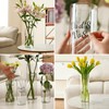 Acrylic Cylinder Plastic Vase for Centerpiece, Unbreakable Hurricane Tall Large