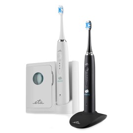ETA Sonetic Oral Hygiene Set, 2 x Sonic Toothbrushes (Black, White)
