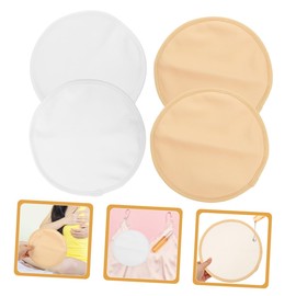 Healeved 4pcs Reusable Castor Oil Breast Wraps Comfortable Nursing Oil Packs for Breast Care Non-leakage Design for Sleep and Relaxation Soft and Pads