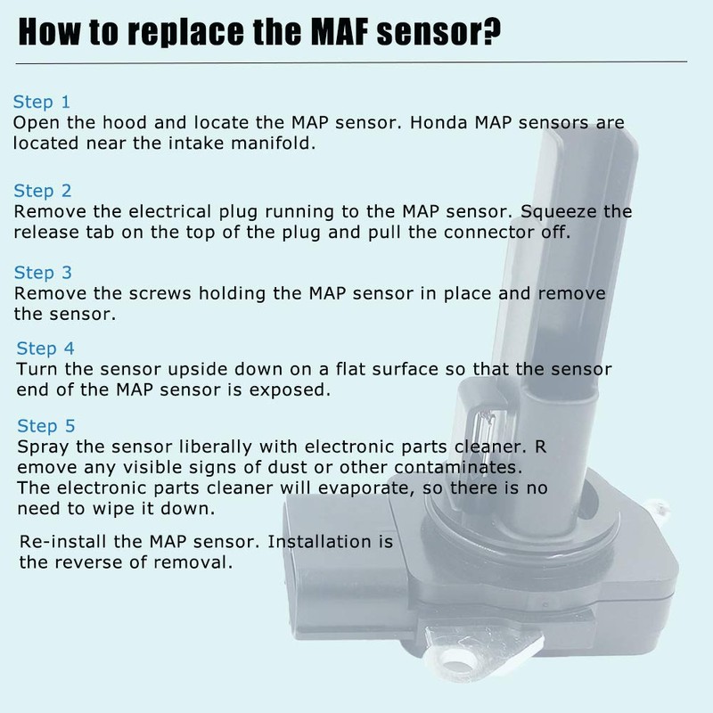 JESBEN Mass Air Flow Meter Sensor MAF Sensor Replacement for