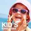 RIVBOS Kids Sunglasses for Girls Boys with Strap Polarized UV