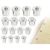 KAPSING Pack of 16 Dowel Centring Point, Wooden Dowel Set,