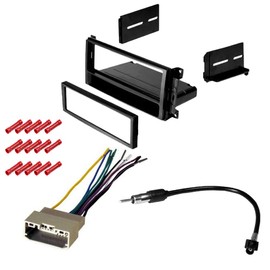 CACHÉ KIT721 Bundle with Car Stereo Installation Kit for Chrysler 2008 – 2010 300 – in Dash Mounting Kit, Harness, Antenna for Single Din Radio Receiver (4 Item)