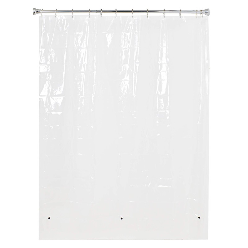 72 in. Adjustable 72-Inch Double Shower Curtain Rods, Brushed Nickel
