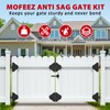 Mofeez Anti Sag Gate Kit Fence Gate Hardware - Heavy