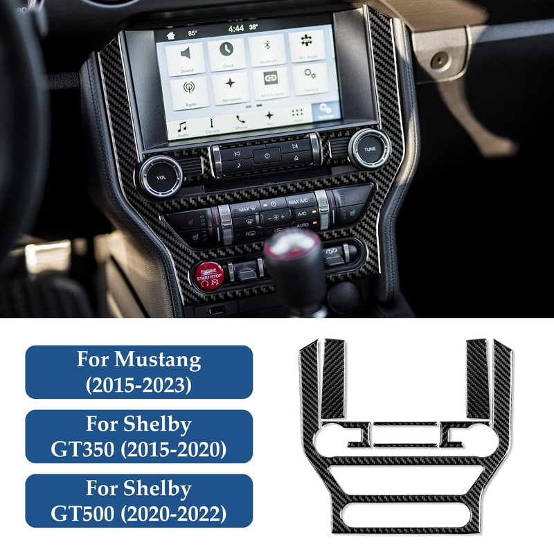 Car Central Control Navigation Panel Sticker for Ford Mustang 2015