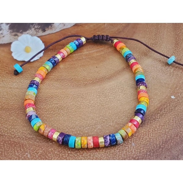 Unbranded Natural Jasper Stone Dainty Bracelet Chakra Healing Gemstone Bracelet