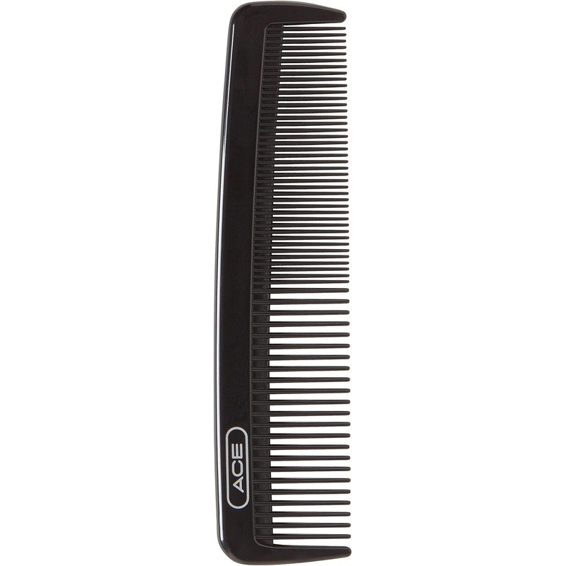 Goody Ace Dressing Comb, Black, 7.5 Inch