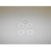 5 Clear Ceiling Floret Medallion Screw Washer Cover Rosettes Mobile