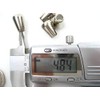 5pcs Silver Quality Metal Round Cord end Toggles Clothing Draw