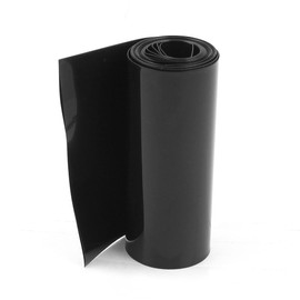 uxcell 85mm/55mm PVC Heat Shrink Tubing Wrap Black 2m 6.5ft for 18650 Battery Pack