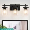 Spiglamm 3-Pack Square Glass Shade Replacement for Light Fixtures, 5.71in