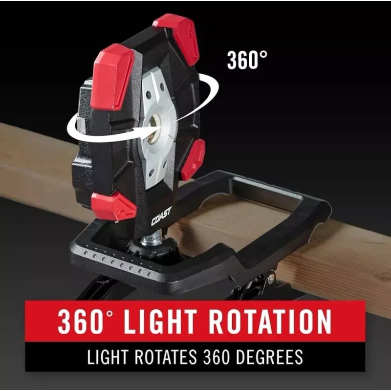 Coast New ! Coast Rechargeable Clamp Work Light 3900 Lumens