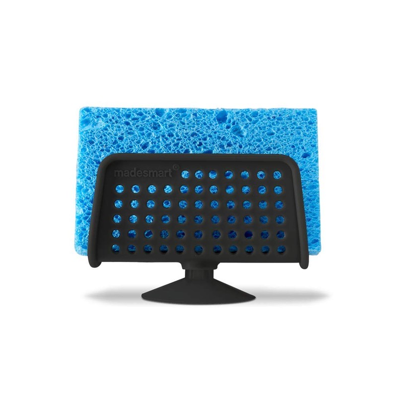 madesmart Sponge Caddy - SINKWARE COLLECTION Antimicrobial, Ventilation Holes, Soft