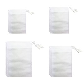 300 Pcs Tea Filter bags, Disposable Tea Bags For Loose Tea, Natural Tea Infuser For Home Office Travel, 4 Sizes
