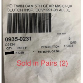 Cometic Gasket 11201 Harley Davidson Main Drive Gear Spacer O-Ring Qty-2 Softail Dyna Touring