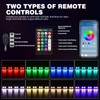 Nilight RGB LED Rock Lights Kit 4 PCS 18LED Wide