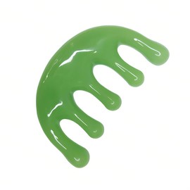 GSHOW Head Massager Scalp Resin Handheld Wide Tooth Comb Relax Massage Tool for Soothing Head Massage