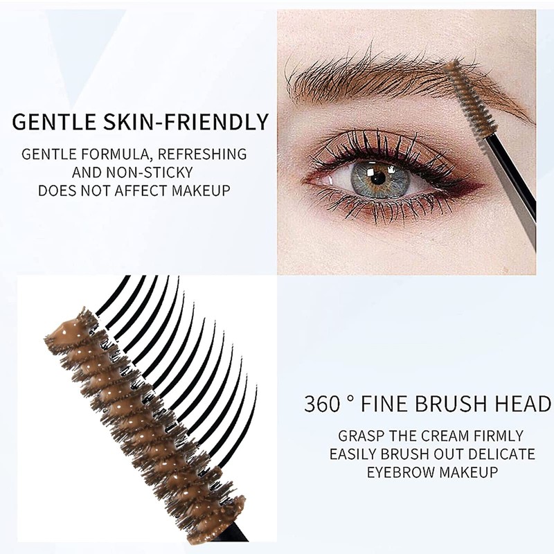 DAGEDA Clear Eyebrow Setting Gel, Brow Fix Gel, Waterproof And