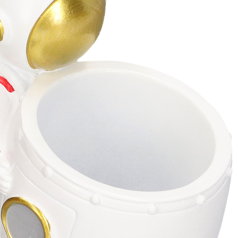 Multifunctional Pen Holder Unique Astronaut Shape Mobile Phone Stand Pen