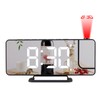Digital Projection Alarm Clock LED Display USB Powered Auto Sensitivity