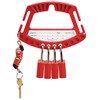 Master Lock - S125 Safety Padlock Caddy,Red