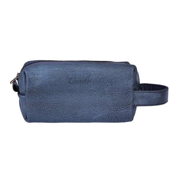 EZW Leather Toiletry Bag for Men and Women, Genuine Leather