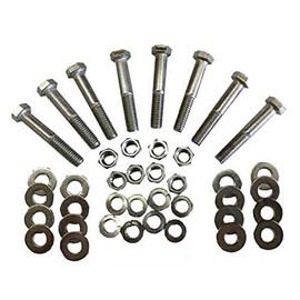 TPHD Stainless Steel Bolt Kit For Exhaust Mount Grommets Fits Peterbilts 357, 359, 375, 377, 378, 379, 385, 386, 388 and 389
