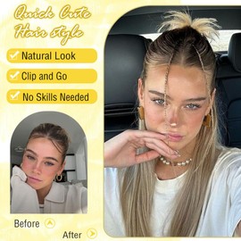 XCHJH Blonde Messy Bun Hair Piece Clip-On Feather Claw Clip in Hair Piece for Women Hair Clips 2025 New Hgyugrf Messy Bun Synthetic Ponytail Extentions for Daily Use(Blonde)