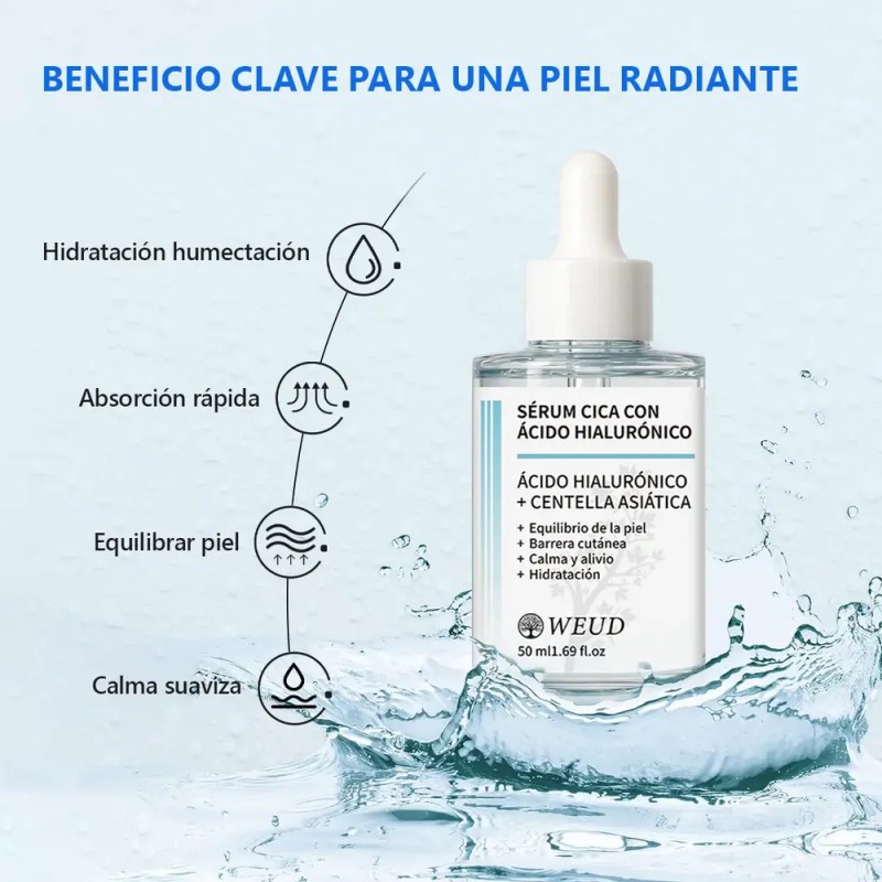 Sérum Facial Reafirmante Hidratante Péptidos Y Centella 2pzs
