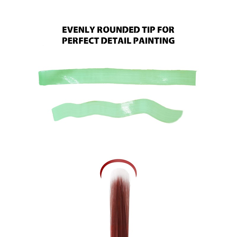 ROLLINGDOG Angled Paint Brush - Cutting In Paint Brush Set