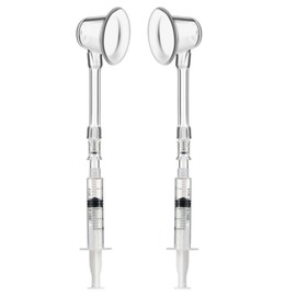 UxradG 2Pcs Nipple Aspirator Corrector, Nipple Corrector for Inverted, Flat and Shy Nipples, for Breastfeeding or Women, Softly Wear Day and Night(As the picture)