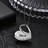 YOTHIWAD Heart Urn Necklace for Ashes Cremation Jewelry Forever in