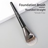 Flat Foundation Brush for Liquid Makeup By ENZO KEN, Large