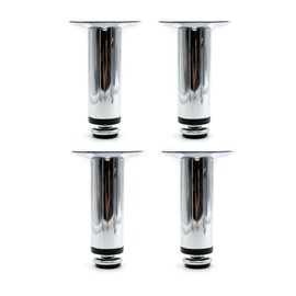 DOJA Barcelona Adjustable Furniture Feet, 100 mm + 10 mm, Pack of 4, Adjustable Table Legs, Height Adjustable Furniture Legs, Table Legs, Furniture Riser, Sofa, Cabinet, Bed, Couch, Chest of Drawers,