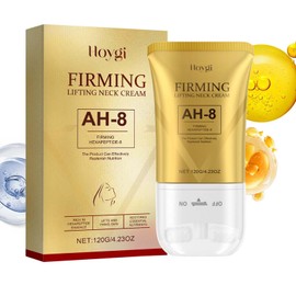 AH-8 Firming Neck Cream, 2025 New Roller Neck Firming Cream, Tighten And Lift Neck Cream Contain Hexapeptide With Double Roller Massage for Crepey Skin Body Care Comfort Firm and Lift Skin 1p
