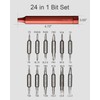 HOTO Precision Screwdriver Sets, 24-in-1 Manual Screwdriver, 24 pcs Tough