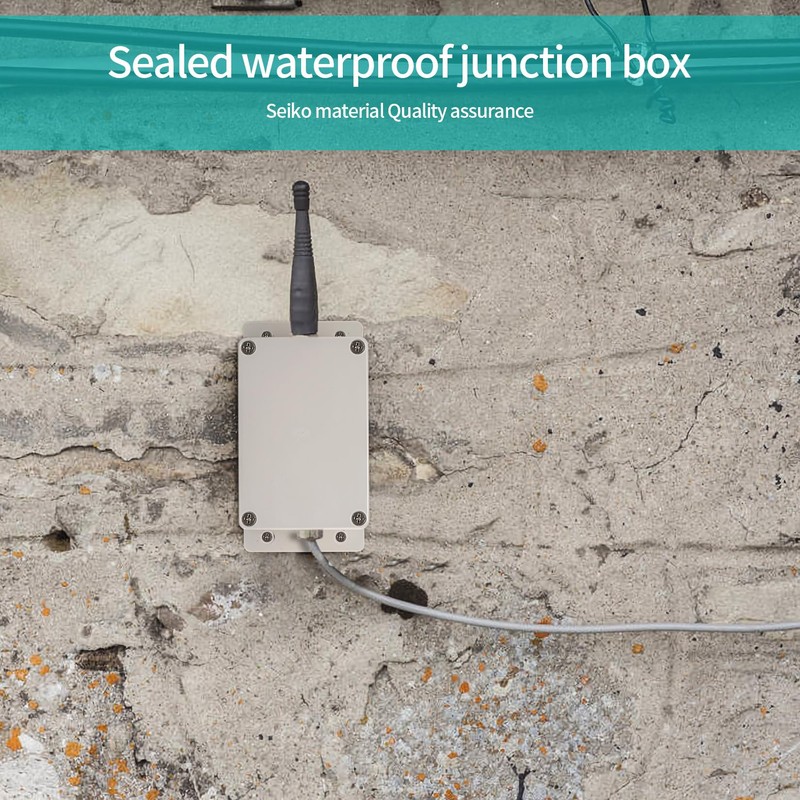 Pack of 2 Waterproof Junction Boxes, Surface-Mounted Waterproof IP65, Electronic
