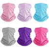 Geyoga 6 Pcs Summer UV Protection Cooling Neck Gaiter Face