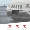 JeCar License Plate Frame Bracket Fit for 2011-2017 Jeep Compass