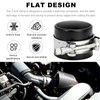 JUSTTOP 2PCS 4 Inch T-Bolt Hose Clamp, Adjustable 108-116mm Clamp