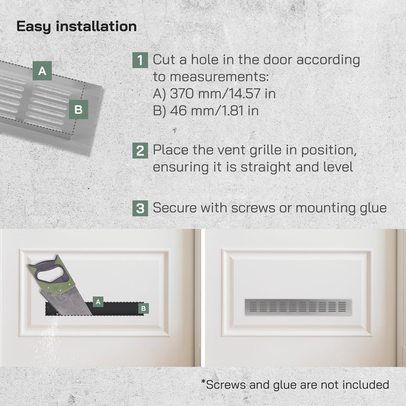 Vent Systems 400 x 60 mm / 16" x 2.4"
