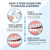 Enhebradores de hilo dental para frenos, puentes e implantes, 150