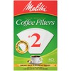 Melitta 2 Cone Coffee Filters, White, 40 Total Filters Count