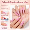 CHERIMOYA Poly Gel Constructor de Uñas 30g,Gel Fortalecedor para Extensión