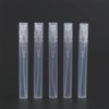 5Pcs White Mini Perfume Bottle,Protable Liquid Container Atomizer Bottles Plastic