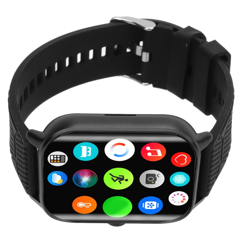 2.02in Curved Screen Smart Watch Blood Glucose Measure Health Monitor