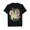Sweet Summertime Floral Leopard Watermelon Fun Vacation Cute T-Shirt
