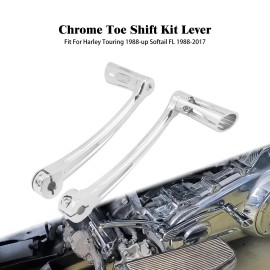 HDBUBALUS Heel Toe Gear Shifter Shift Lever Pedal Peg For Harley Street Road Glide Softail