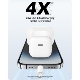 TROND i Phone Charger Fast Charge, 20W Fast i Phone Charger Plug and Cable 2M, Fast Charging Compatible with i Phone 14/14 Plus/14 Pro/14 Pro Max/13/13 Pro/13 Pro Max/12/12 Pro/12 P ro Max/11/11/11 P ro Max